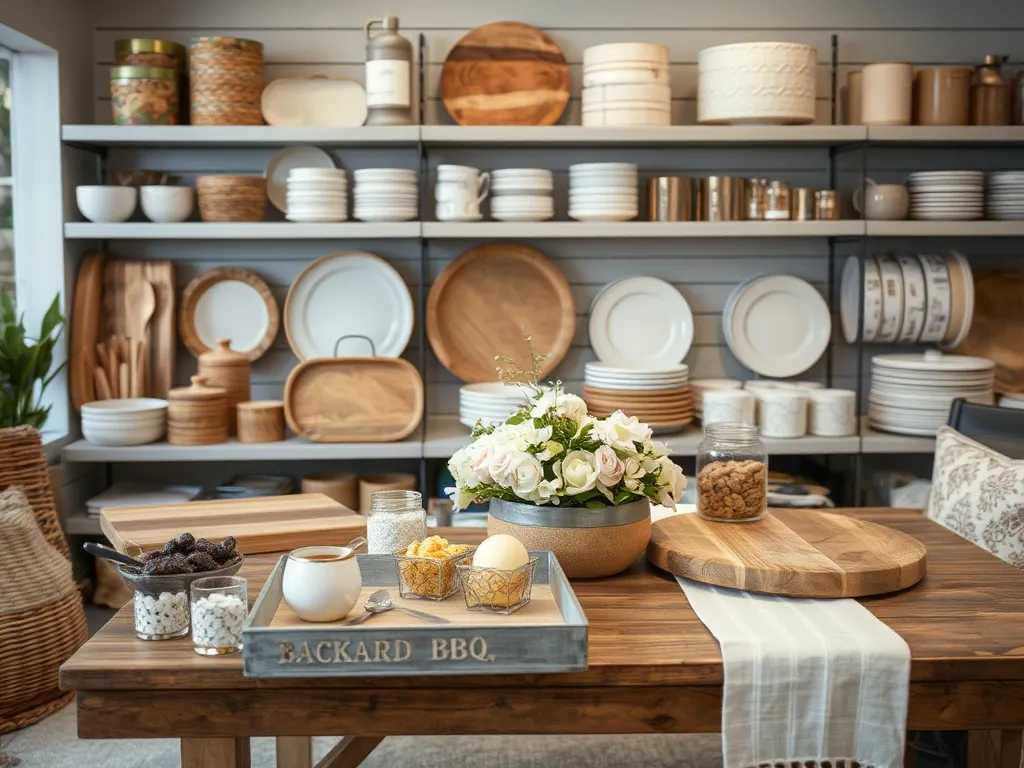 Fall harvest setup with dried flowers