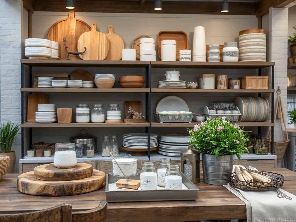Rustic table with stone accents